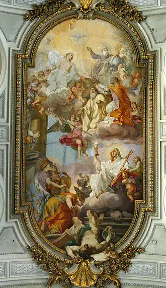 Triumph of St. Gregory, San Gregorio al Celio