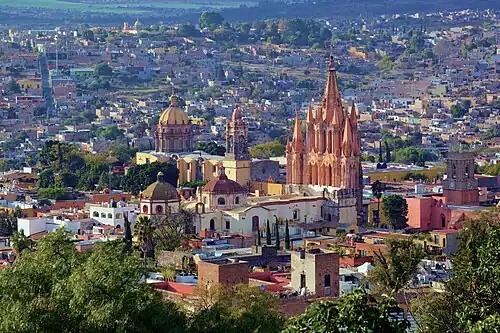Panoramic view of San Miguel de Allende