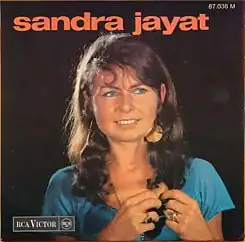 Jayat in 1967, on cover of EP "Il ne faut pas" (plus 3 other songs/poems)
