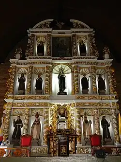 Reredos of the Saint Monica Church