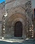 The Royal Portal opens into the cloister. It was once surrounded by a porch.