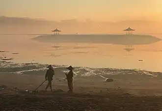 Sanur Beach at dawn