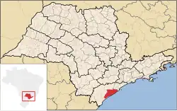 Location in São Paulo