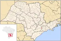 Location in São Paulo state