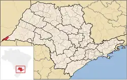 Location in São Paulo state