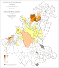 Share of Croats in Sarajevo by settlements 1991