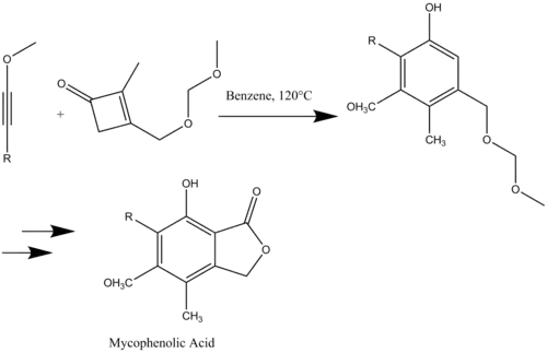 Scheme 14:Benzannulation Toward the Synthesis of Mycophenolic Acid