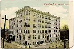 Scimitar Building, commissioned by Napoleon Hill in 1902.