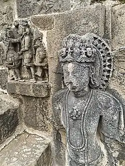 Sculpture at entrance