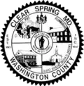 Official seal of Clear Spring, Maryland