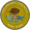 Official seal of Delaware County