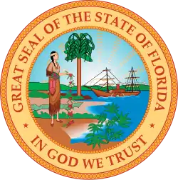 Great Seal of Florida (1868–1985)