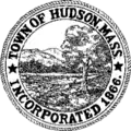 Official seal of Hudson, Massachusetts