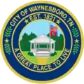 Official seal of Waynesboro, Tennessee