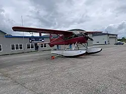 Tarmac of the Lac-à-la-Tortue aerodrome Chemin de la Vigilance