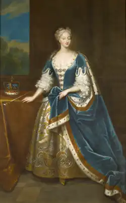 Queen Caroline, 17th century, circa 1730