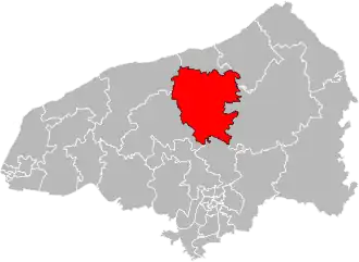 Situation of the canton of Luneray in the department of Seine-Maritime