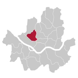 Location of Seodaemun District in Seoul