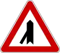 Merging traffic (left)