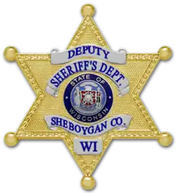 Badge of the Sheboygan County Sheriff's Office