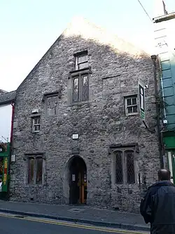 This is a photo of a medieval almshouse built by Richard Shee to care for the poor of Kilkenny.