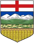 Shield of arms of Alberta