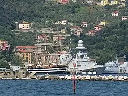 Artigliere and Virginio Fasan at La Spezia on 20 June 2016.