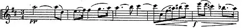 line of musical score