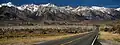 Eastern Sierra, with road pointed toward Tunnabora Peak