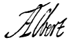 Albert VII's signature