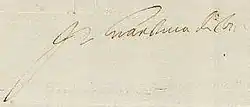 Ferdinando II's signature