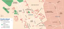Location of Saddar