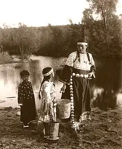 Sioux-women and children, 1900