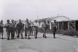 Haganah members guard Camp Sirkin and Airbase in June 1948