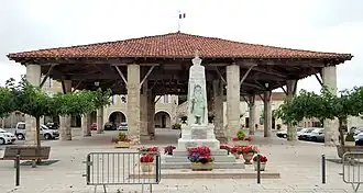 War memorial and market hall