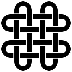 Ìbọ̀ onígun mẹ́rin, (Quadruple Solomon's knot).