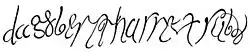 Dagobert I's signature