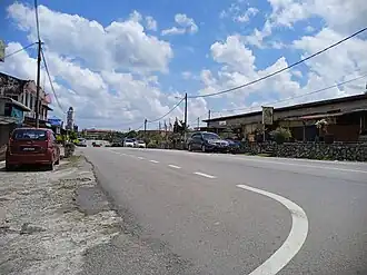 South view along Jalan Sungai Sayong (Malaysia Federal Highway 93) at Sungai Sayong in Kota Tinggi, Johor 20250401 142549.jpg