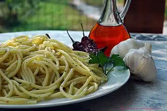 Spaghetti aglio e olio