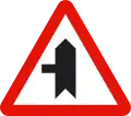 P-1b Intersection with priority on road on the left