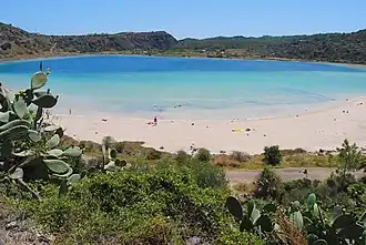 Specchio di Venere (Venus' mirror), a soda lake
