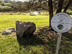 Springs trail marker
