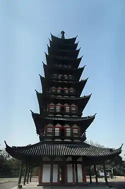 The Square Tower of Songjiang, Shanghai, built in 1884