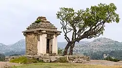 Sri Prasanna Anjaneya Gudi on Hemakuta hill