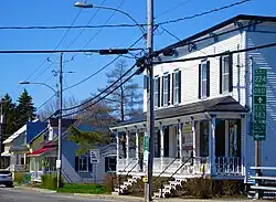 Route 224 eastern end in Saint-Bonaventure.