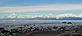Saint Elias Mountains across Yakutat Bay. L→R: Mt. Saint Elias, Mt. Malaspina (center), Mt. Augusta, Mount Logan