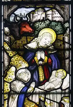 Kempe and Co Stained glass at St Peter's Church, Ealing