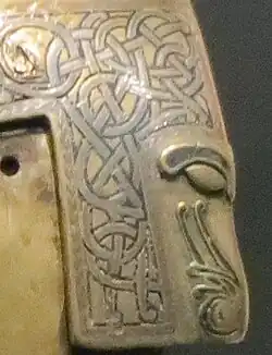 Ringerike style patterns on the cap