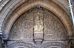 Tympanum, east porch