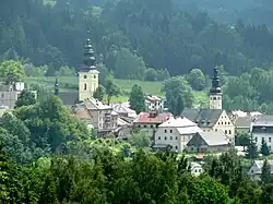 Church of Saint Anne and the town hall